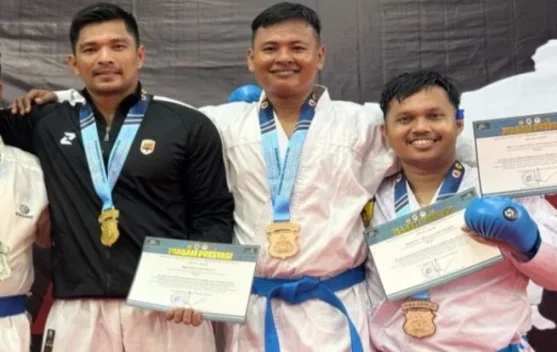 Karate Polda NTB Bawa Pulang Lima Medali dari Kapolri Cup 2026