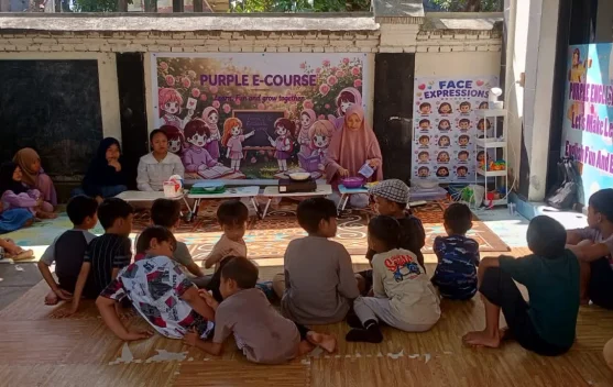 "Kegiatan Seru Selama Liburan Sekolah Bersama Purple  English Course Class"