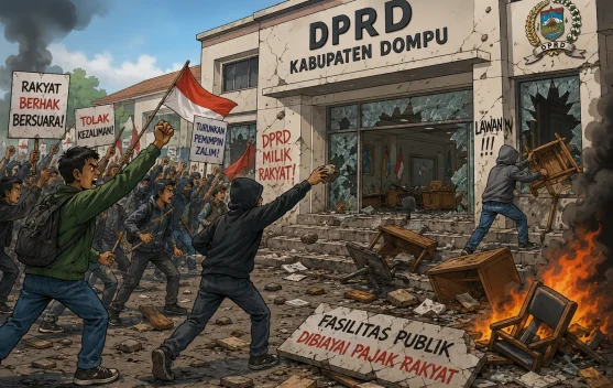 Pergeseran Arah Aksi Mahasiswa di Dompu, Dari Perjuangan Aspirasi ke Anarkisme?