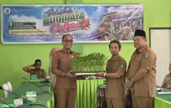 Gerakan Tanam Cabai Masuk Sekolah, Bentuk Ikhtiar NTB Kendalikan Inflasi