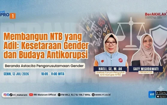 Peran Perempuan Dinilai Strategis dalam Membangun Budaya Antikorupsi di NTB