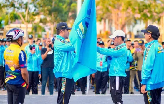 Bupati Lepas 617 Kontingen Dompu, Targetkan Juara Porprov NTB