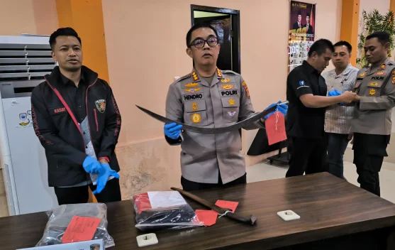 Polresta Mataram Tangkap Lima Pelaku Pembacokan di Jalan Udayana