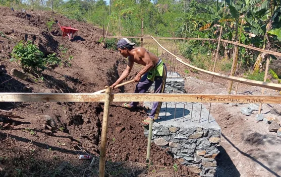 Jembatan Penghubung Batunyala–Gerantung di Loteng Mulai Dibangun