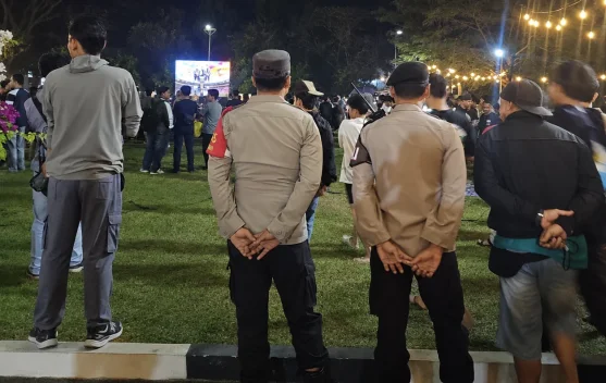 Polsek Mataram Amankan Nobar Final Piala Dunia 2026 di Tiga Titik Keramaian