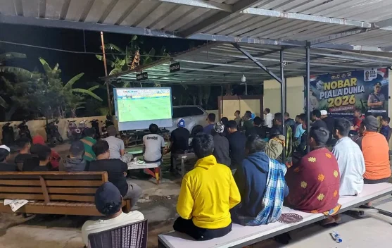 Polres Bima Kota Gelar Nobar Final Piala Dunia FIFA 2026