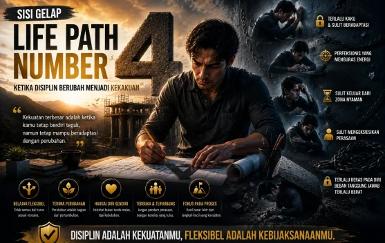 Sisi Gelap Life Path Number 4: ketika Disiplin Berubah Menjadi Kekakuan