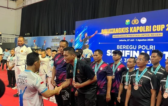 Banggakan NTB, Tim Polda NTB Rebut Juara III Bulutangkis Kapolri Cup 2026