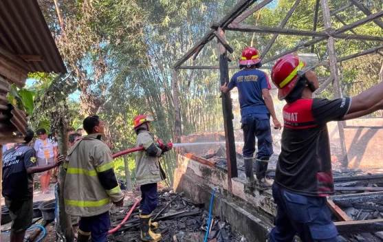 Dapur Penggorengan Keripik Singkong Terbakar, Kerugian Capai Puluhan Juta