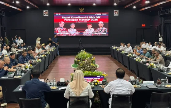 Rakor Lintas Sektoral MotoGP Mandalika 2026 di Gelar