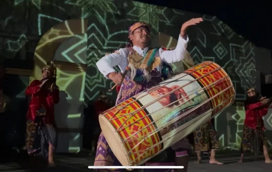 Gendang Beleq Berbasis Video Mapping, Tradisi Sasak Tampil dengan Wajah Baru