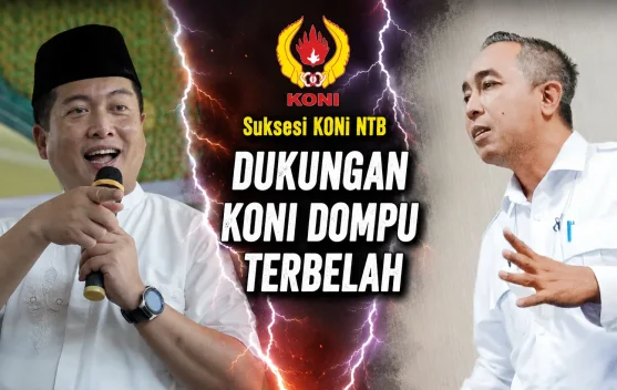 KONI Dompu Terbelah, Ketua Dukung Mori Sekretaris Dukung Miq Iqbal