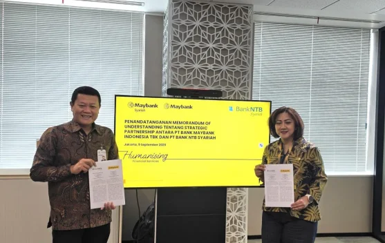 Perkuat Layanan PMI, Bank NTB Syariah dan Maybank Indonesia Jalin Kemitraan
