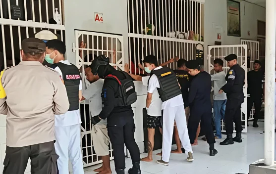 Razia Gabungan di Rutan Raba, WB dan Pegawai Jalani Tes Urine