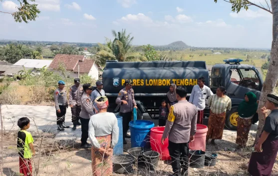 5.000 Liter Air Bersih Disalurkan ke Warga Lombok Tengah