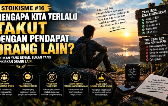 Stoikisme #16: Mengapa Kita Terlalu Takut dengan Pendapat Orang Lain?