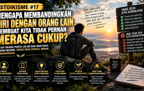 Stoikisme #17: Membandingkan Diri dengan Orang Lain Membuat Kita Tidak Pernah Cukup
