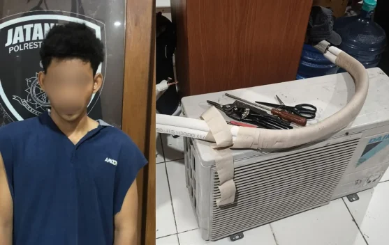 Pemuda Ini Nekat Curi AC di Rumah Dinas BPKP NTB untuk Beli Sabu