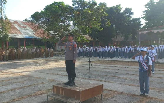 Kapolsek Wawo Ajak Pelajar Jauhi Narkoba dan Kenakalan Remaja