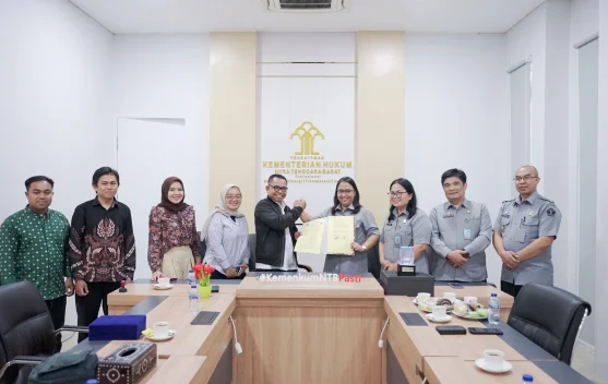 Dorong Kolaborasi, Kanwil Kemenkum NTB Terima Audiensi IAI Al-Manan NU