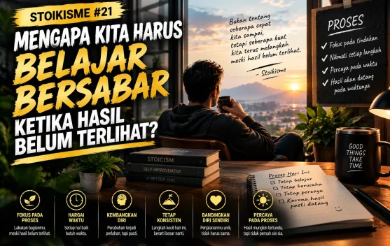 Stoikisme #21: Mengapa Kita Harus Belajar Bersabar ketika Hasil Belum Terlihat?