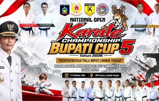 Bupati Cup 5 Lombok Tengah, Bidik Bibit Atlet Karate Berprestasi