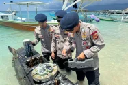 Tim Gegana Pastikan Benda Berbentuk Torpedo di Gili Trawangan Tidak Berbahaya