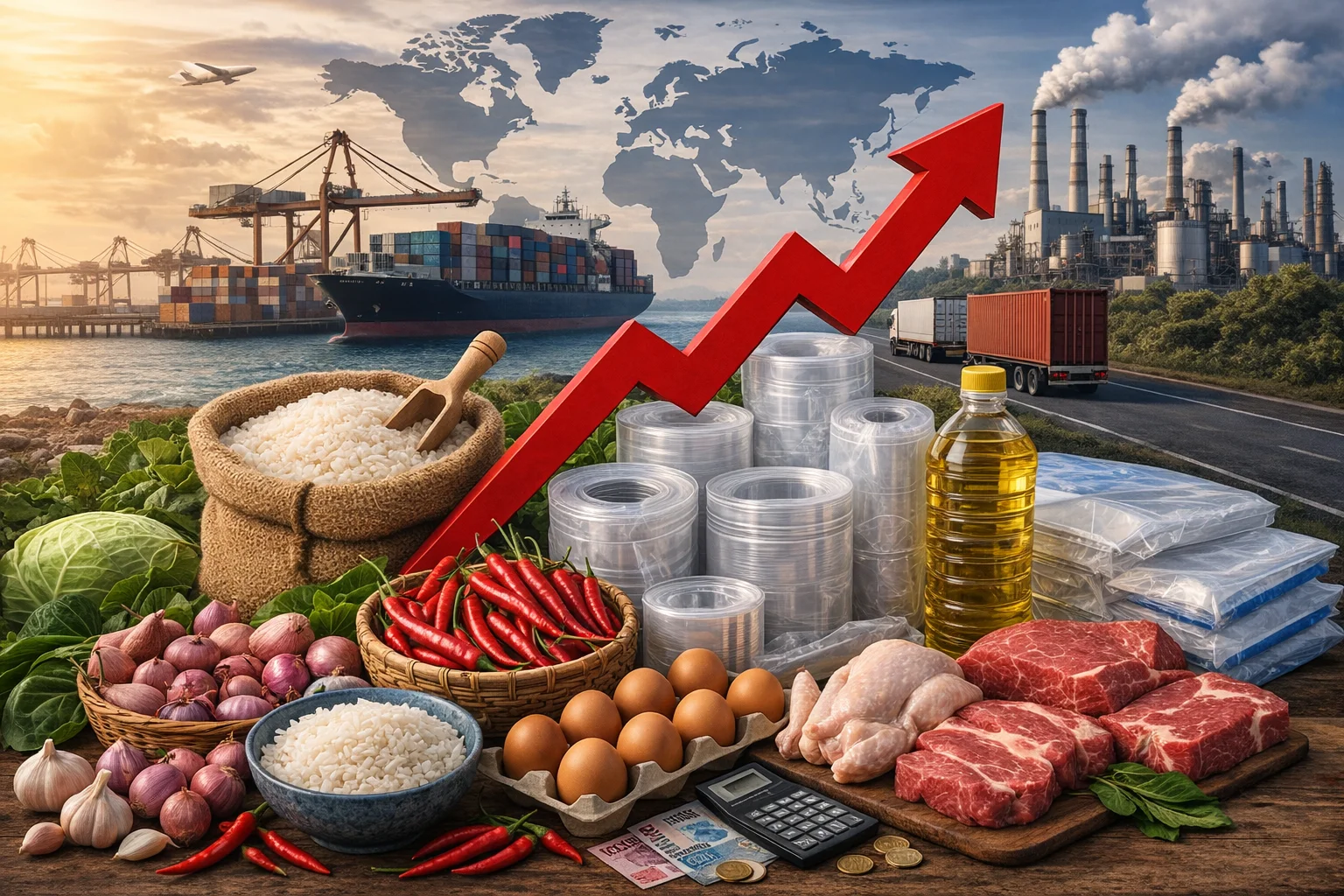 Potensi Lonjakan Harga Pangan di tengah Tekanan Global - RRI.co.id