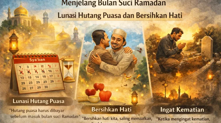 Bersihkan Hati dan Perbanyak Ibadah Menjelang Ramadan
