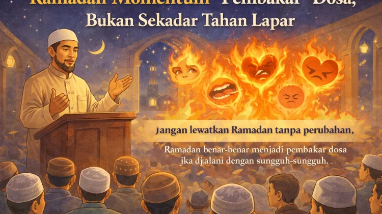 Ramadan Momentum “Pembakar” Dosa, Bukan Sekadar Tahan Lapar