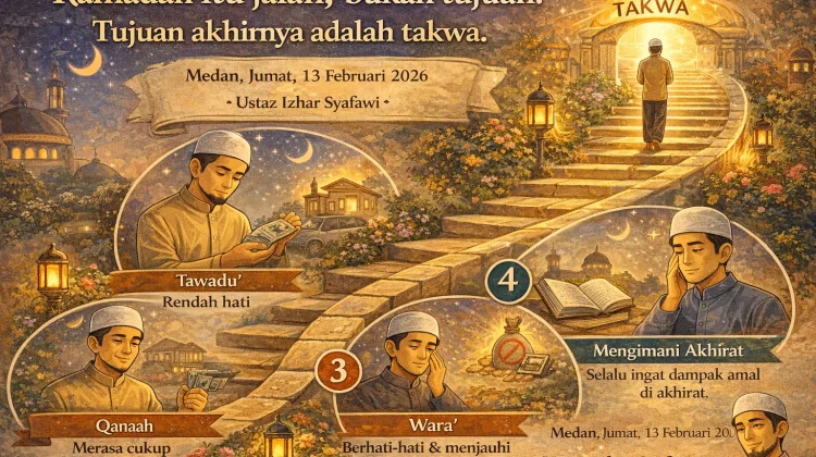 Taqwa Jadi Target Akhir Ramadan