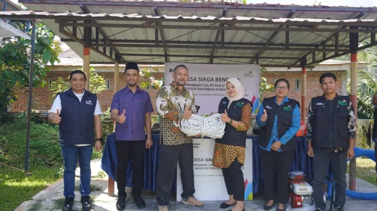 PLN UID Sumut Resmikan Desa Siaga Bencana