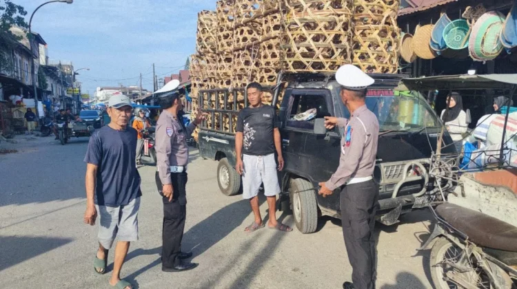 Satlantas Polres Tanjungbalai Edukasi Sopir
