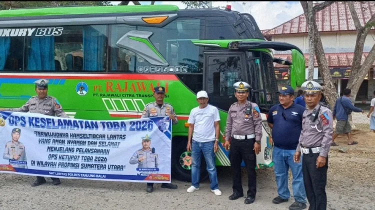 Satlantas Polres Tanjungbalai Pastikan Keselamatan Penumpang