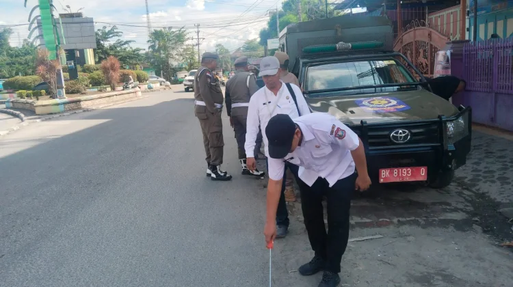 Disperindag Tanjungbalai Lakukan Pengecatan Lokasi Ramadan Fair