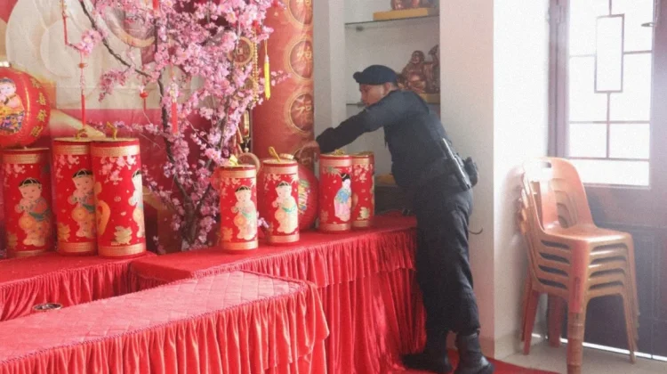 Polres Tanjungbalai Sterilisasi Vihara dan Klenteng