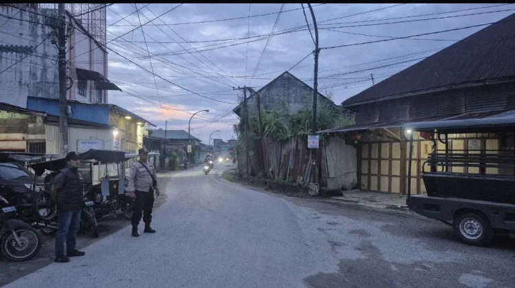 Polsek TBU Patroli Pastikan Situasi Kamtibmas Tetap Kondusif