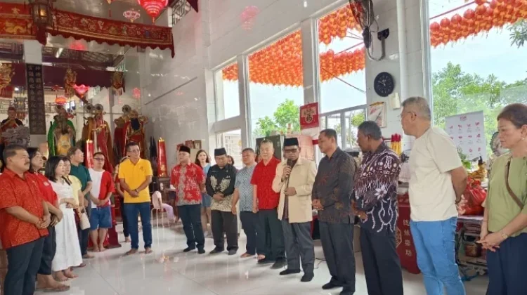 Kakankemenag Deli Serdang Hadiri Open House Imlek, Memperkuat Moderasi