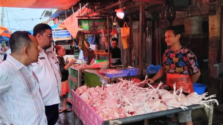 DInas Perindag ESDM Sumut Sidak Pasar Sei Sikambing