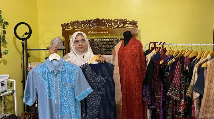 Reihani Tenun Batik Batak Melayu Menjadi Simbol UMKM Naik Kelas di Sumut