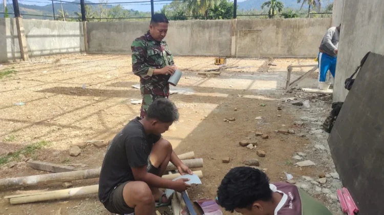 Babinsa 03/Parongil Perkuat Pengawasan Lapangan