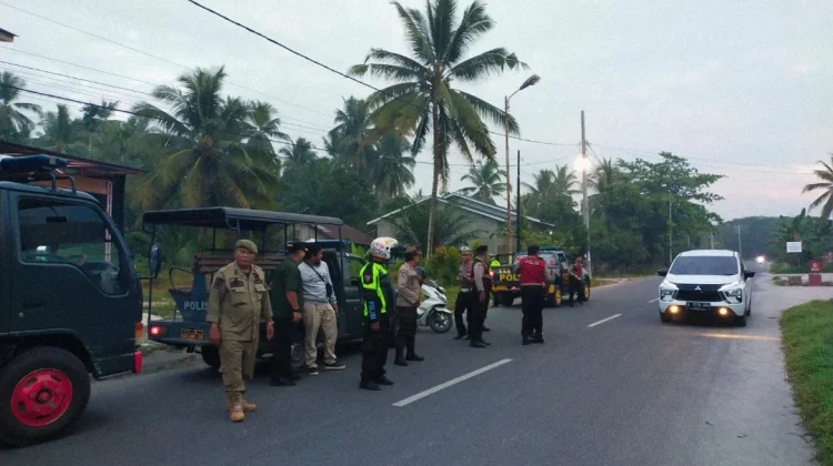 Polres Tanjungnalai Sinergi Jaga Keamanan Pagi