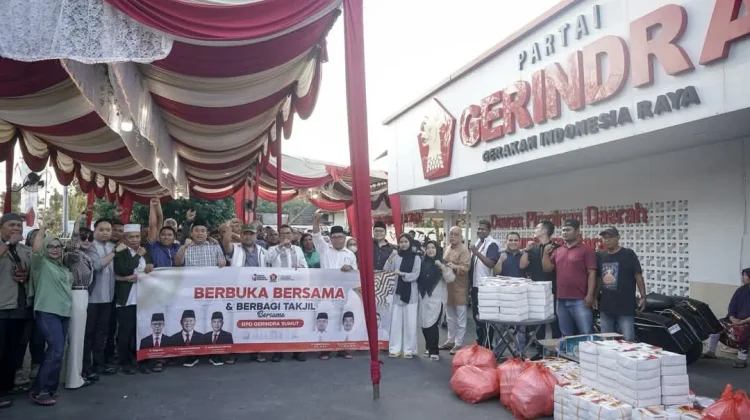 Ramadan Berkah, Gerindra Sumut Pererat Silaturahmi dengan Masyarakat