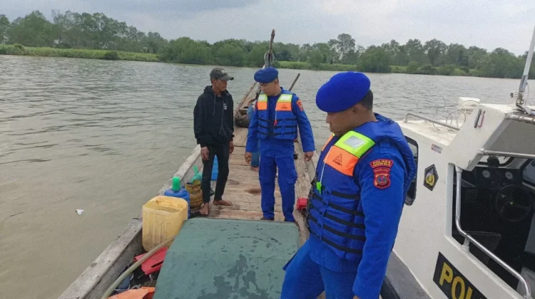 Sat Polairud Tanjungbalai Menyisir Wilayah Perairan