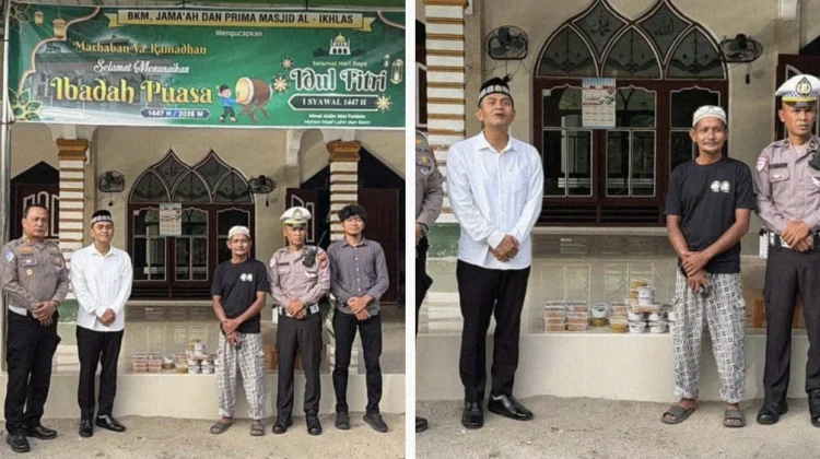 Ratusan Cup Bubur Dibagikan ke Masjid-Masjid