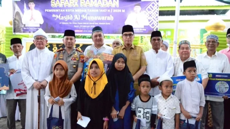 KakanKemenag Medan Apresiasi Safari Ramadan Wali Kota di Masjid Al-Munawwarah