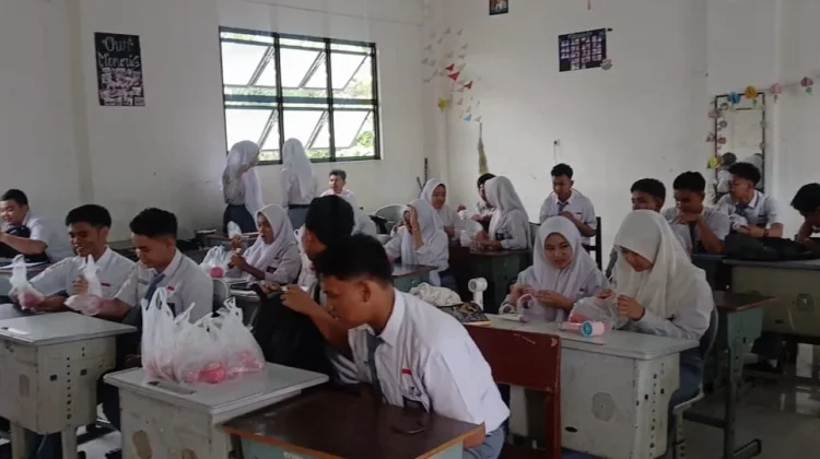 Pelaksanaan MBG selama Ramadan di SMAN 2 Medan