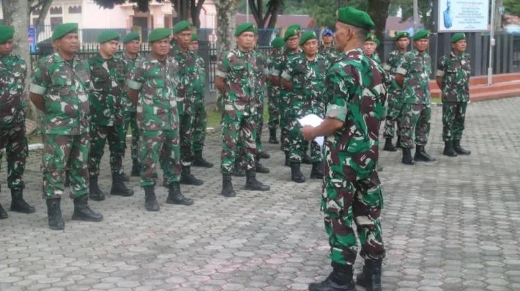 Pastikan Disiplin Personel, Kodim 0206/Dairi Gelar Apel Ops Gaktib
