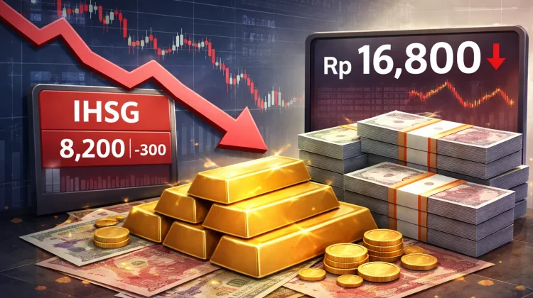 Ketegangan Iran–AS Tekan IHSG dan Rupiah, Harga Emas Tetap Stabil