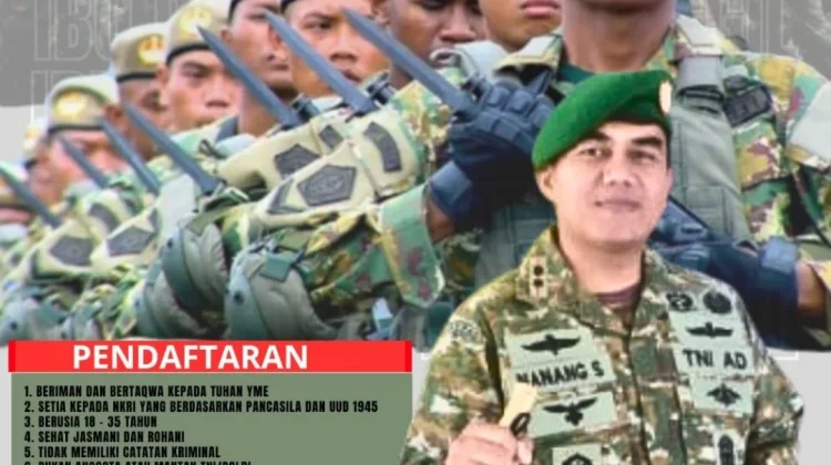 Rekrutmen Komcad Matra Darat 2026 Resmi Dibuka